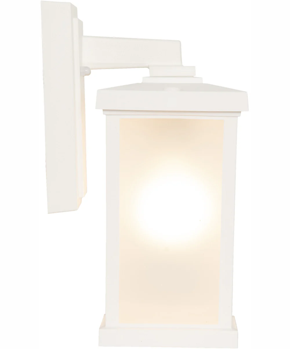 Resilience Lanterns 1-Light Outdoor Wall Lantern Matte White - Image 6