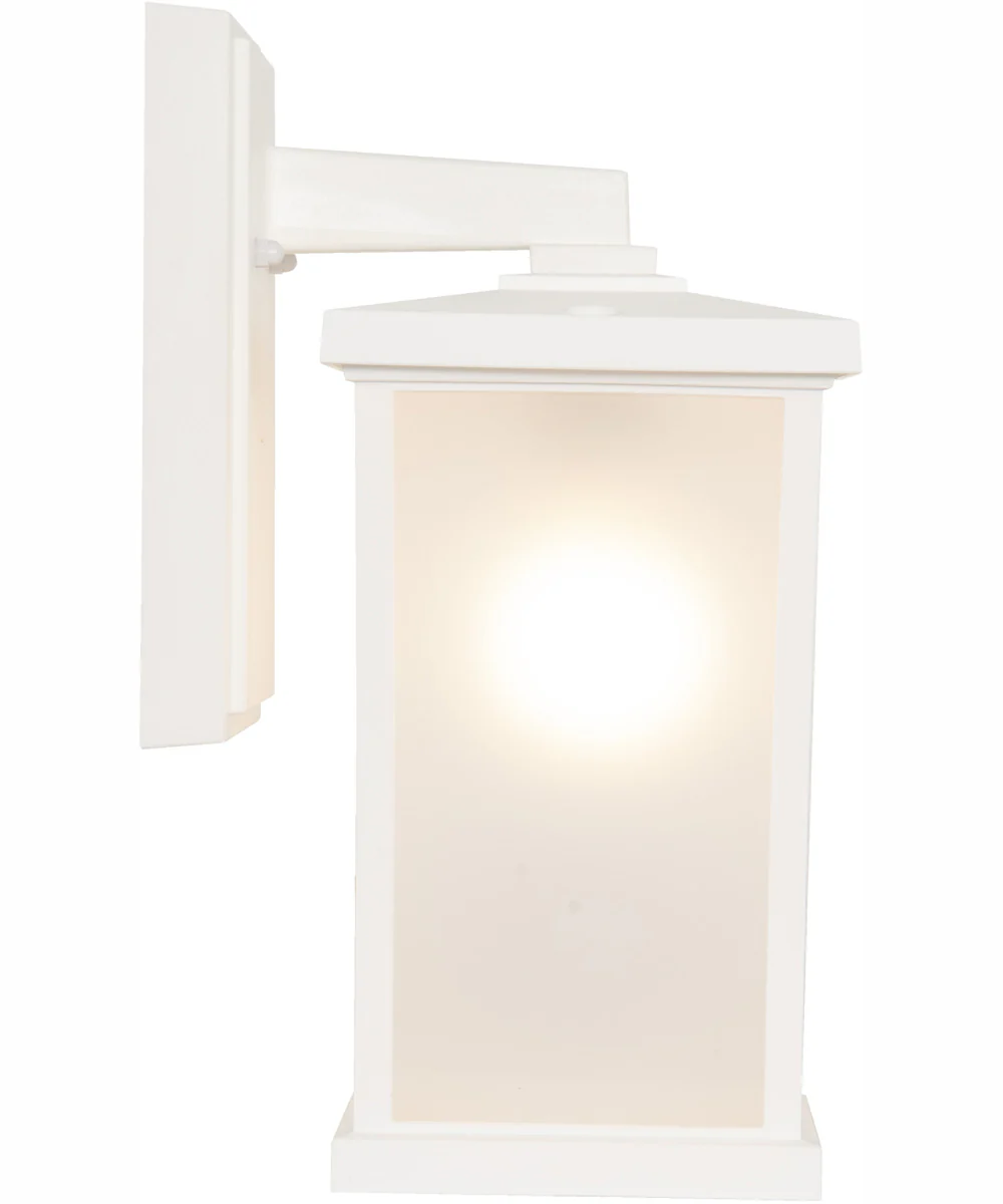 Resilience Lanterns 1-Light Outdoor Wall Lantern Matte White - Image 6