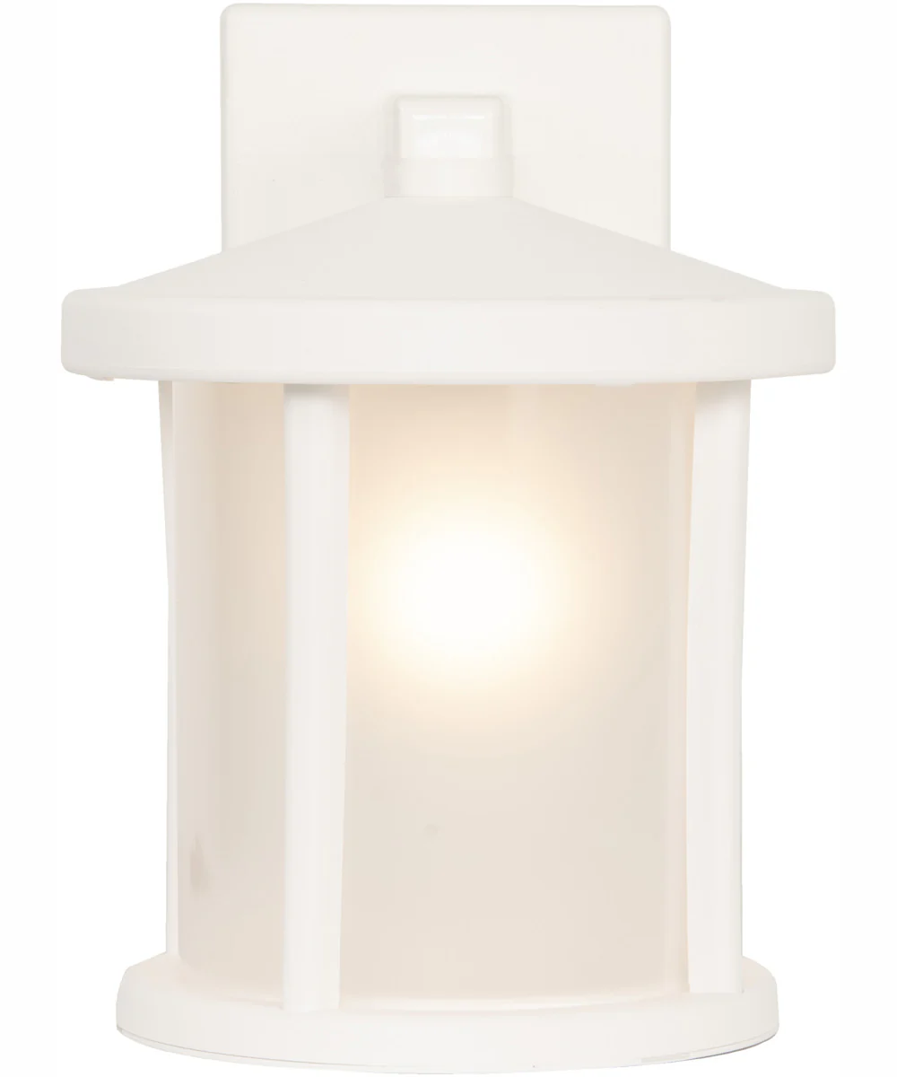 Resilience Lanterns 1-Light Outdoor Wall Lantern Matte White - Image 4