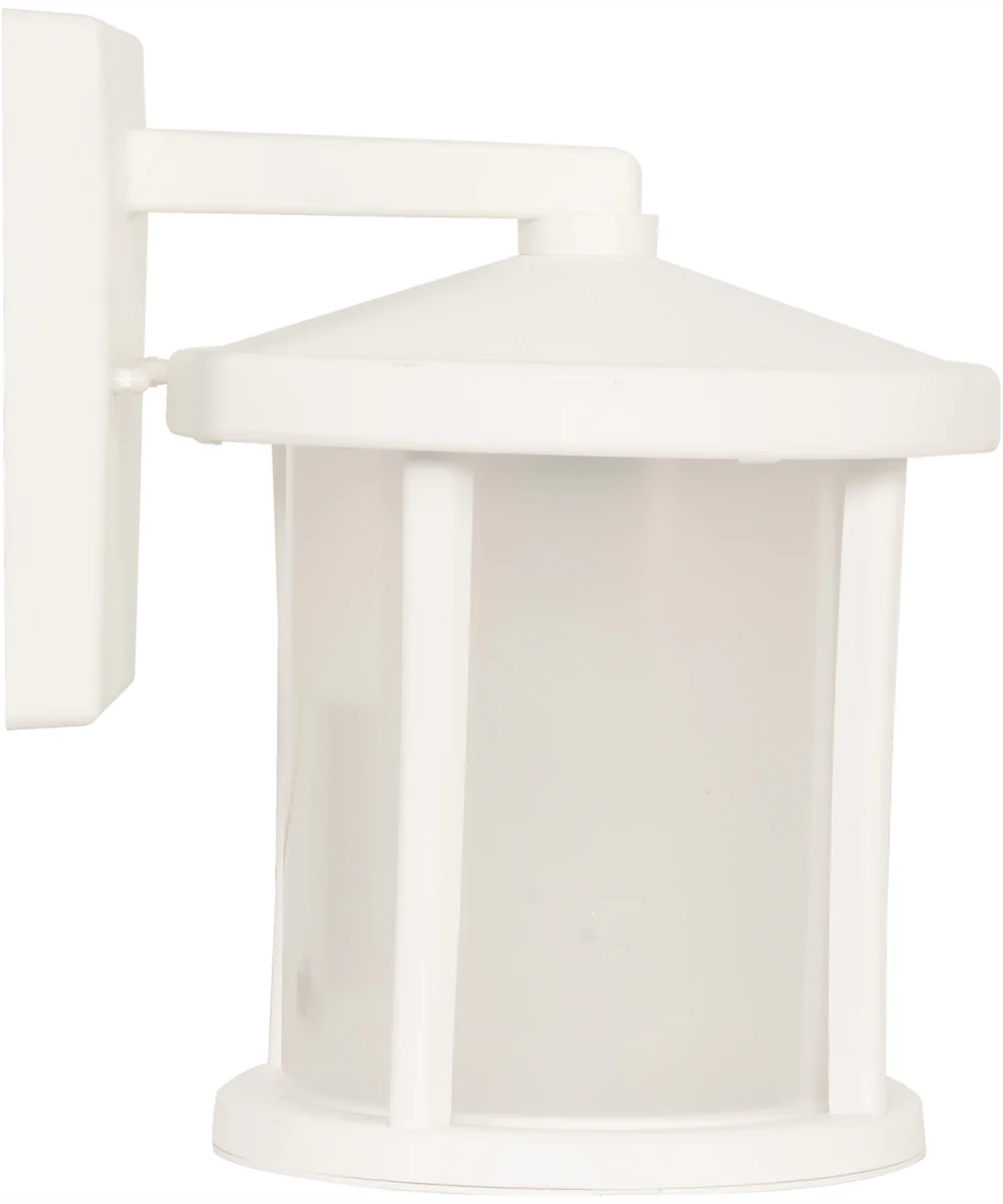 Resilience Lanterns 1-Light Outdoor Wall Lantern Matte White - Image 5