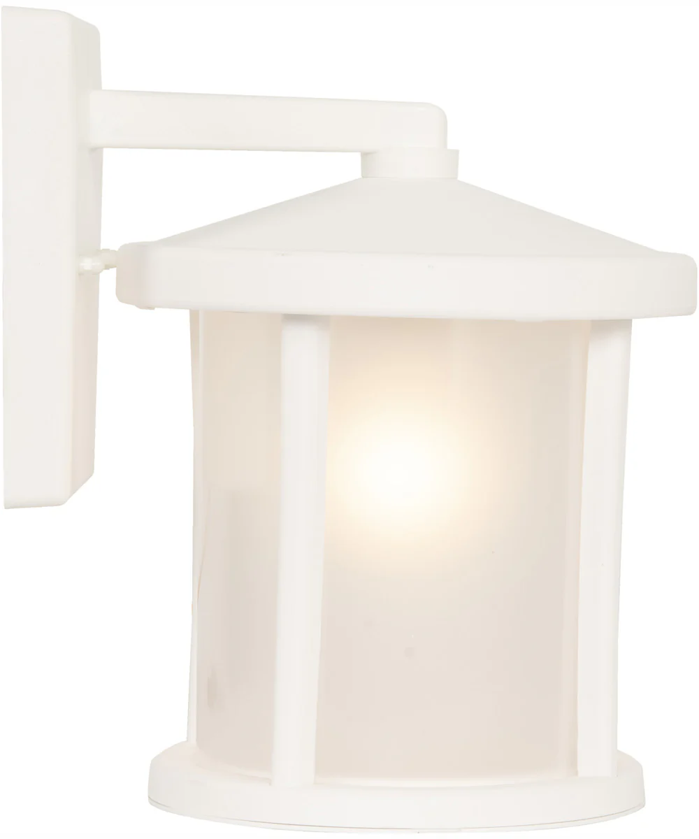 Resilience Lanterns 1-Light Outdoor Wall Lantern Matte White - Image 6