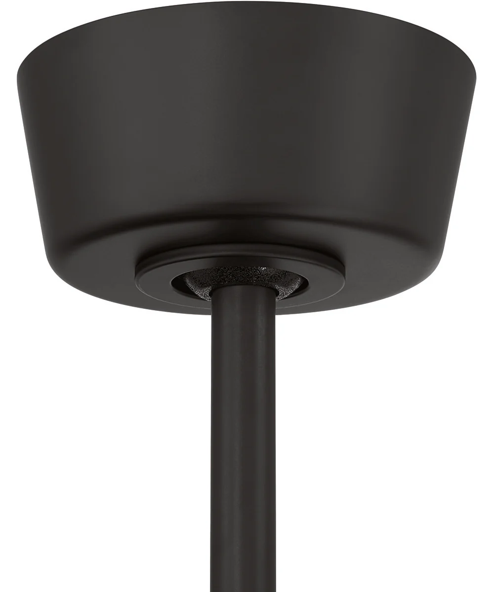 Rhett 52" 4-Blade Indoor/Outdoor Ceiling Fan Damp Rated 1-Light Fan Flat Black - Image 7