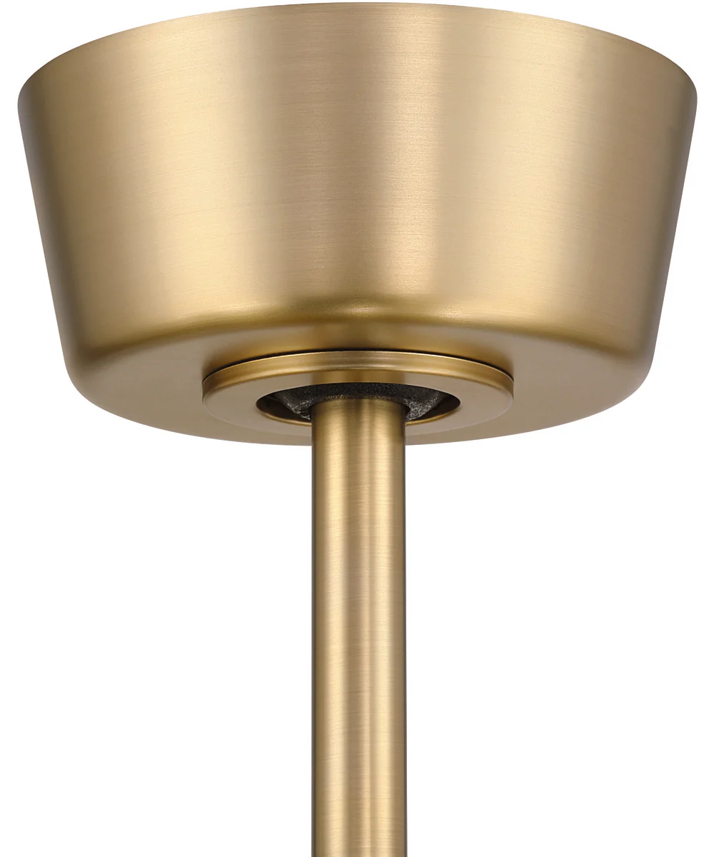 Rhett 52" 4-Blade Indoor/Outdoor Ceiling Fan Damp Rated 1-Light Fan Satin Brass - Image 7