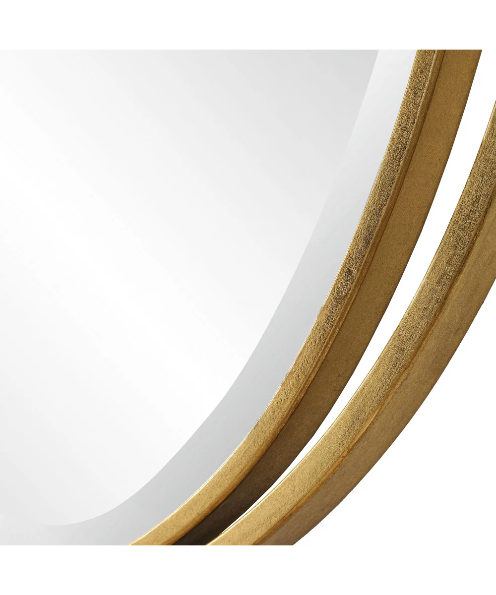 Rhodes Gold Oval Mirror - Image 6