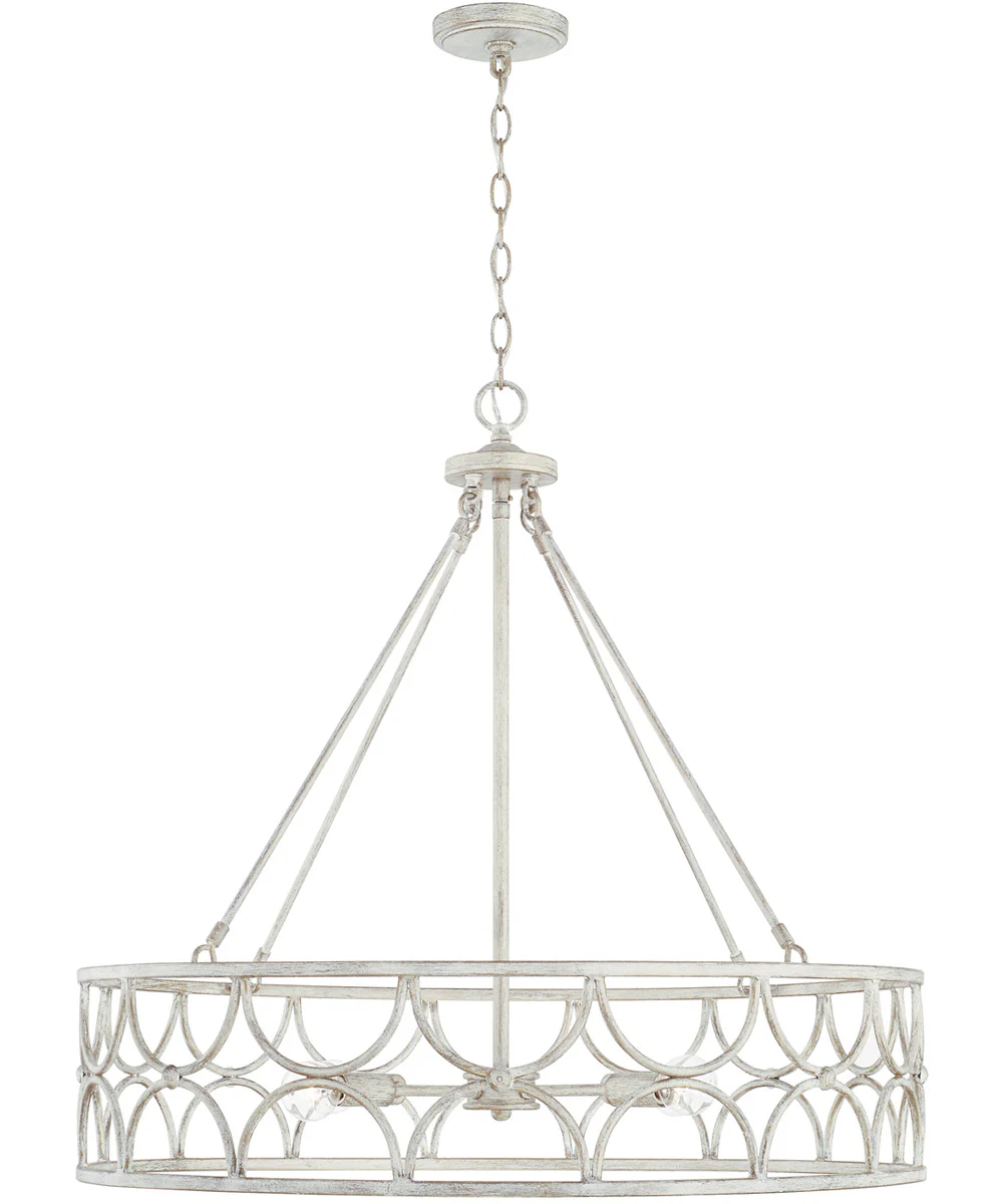 Ricci 4-Light Pendant Winter White