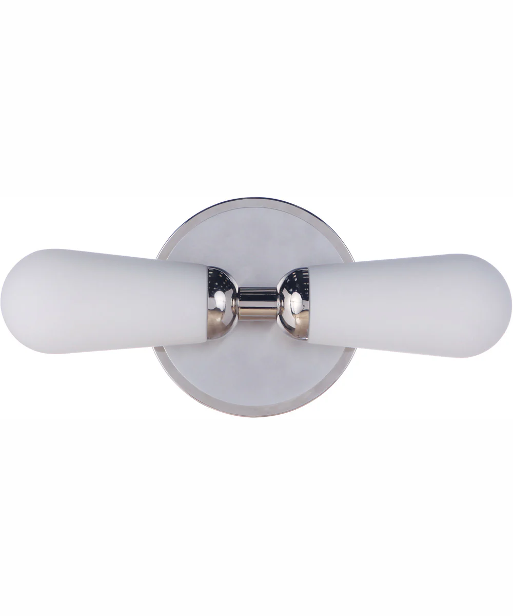 Riggs 2-Light Vanity Brushed Polished Nickel / Polished Nickel - Image 3