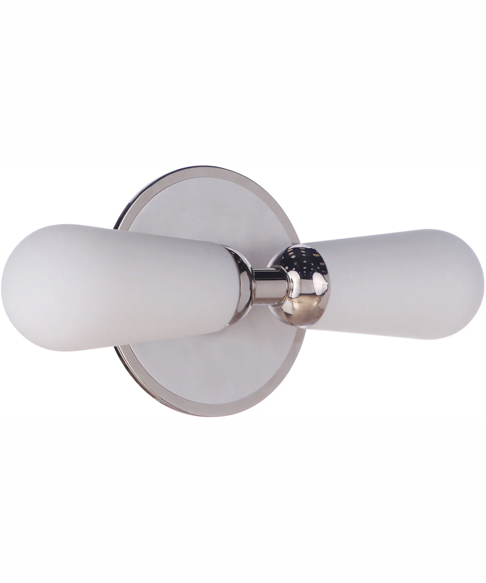 Riggs 2-Light Vanity Brushed Polished Nickel / Polished Nickel - Image 5