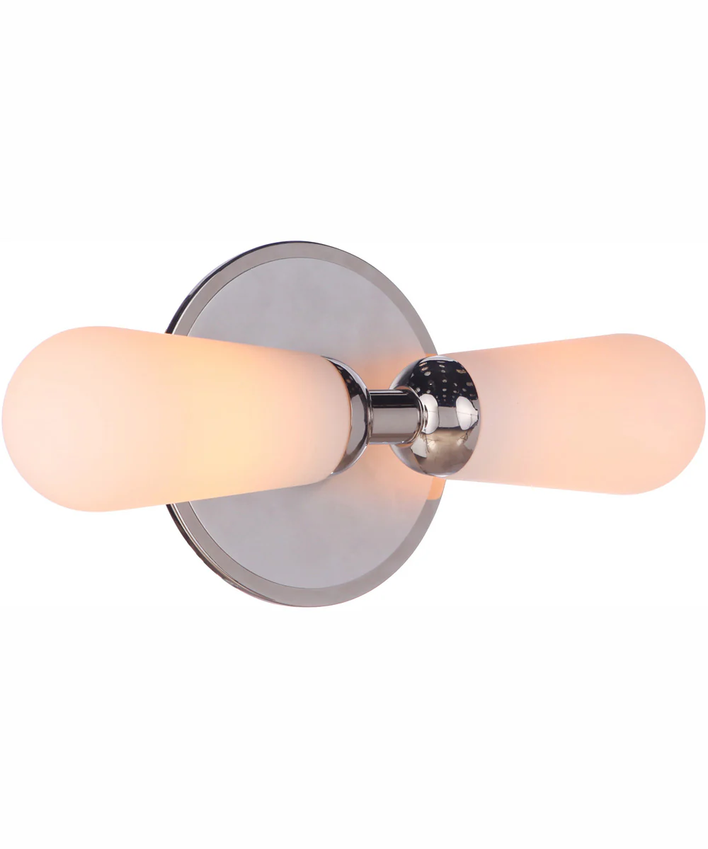 Riggs 2-Light Vanity Brushed Polished Nickel / Polished Nickel - Image 6