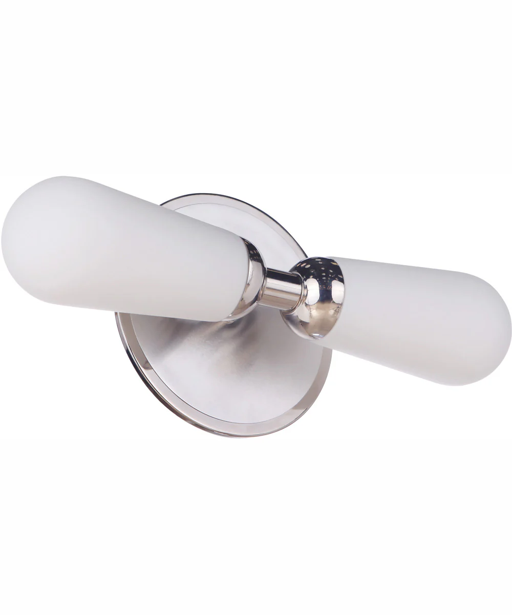 Riggs 2-Light Vanity Brushed Polished Nickel / Polished Nickel - Image 7