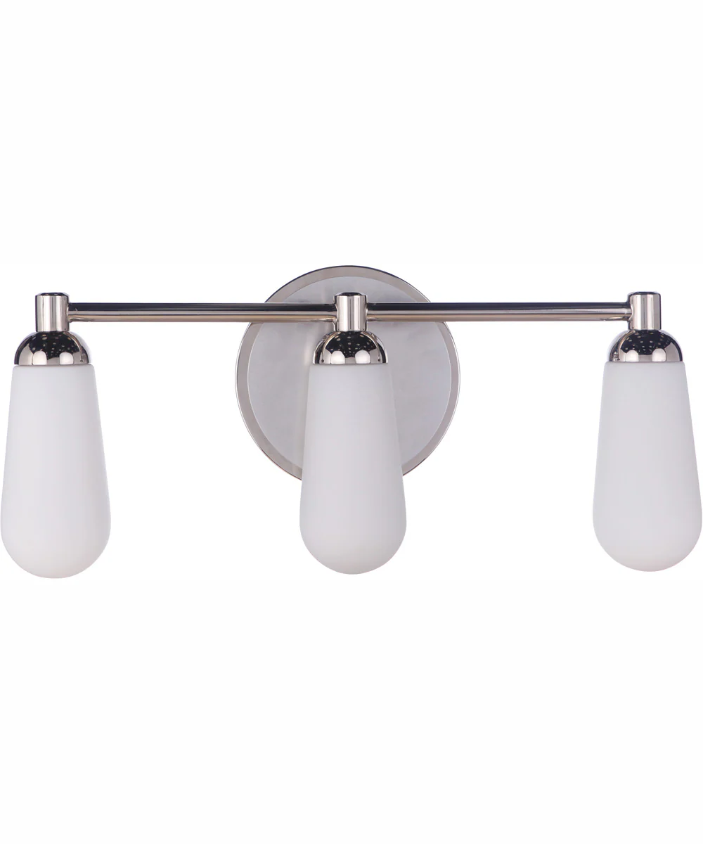 Riggs 3-Light Vanity Brushed Polished Nickel / Polished Nickel - Image 3