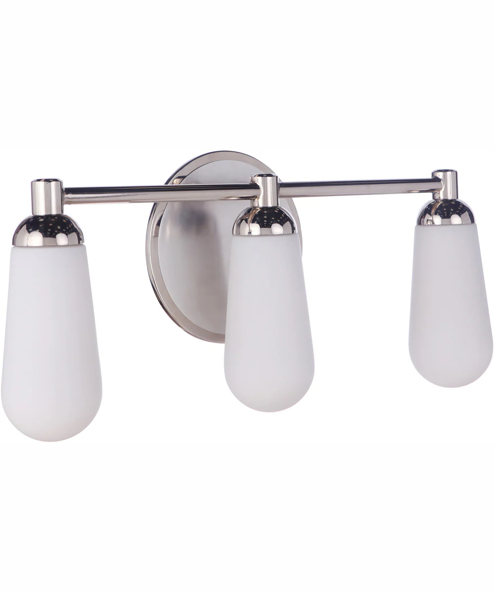 Riggs 3-Light Vanity Brushed Polished Nickel / Polished Nickel - Image 5