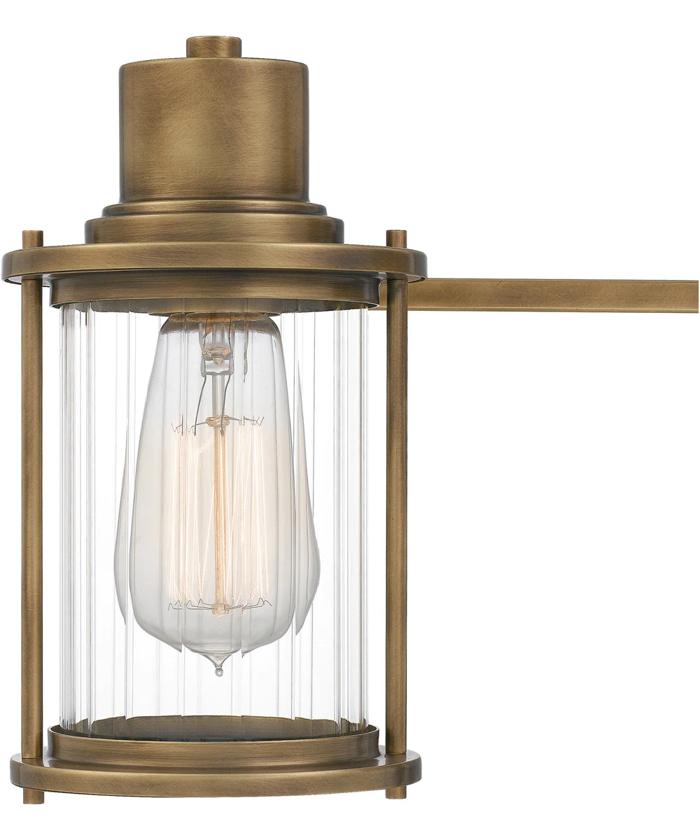 Riggs Extra Large 4-light Bath Light Weathered Brass - Image 6