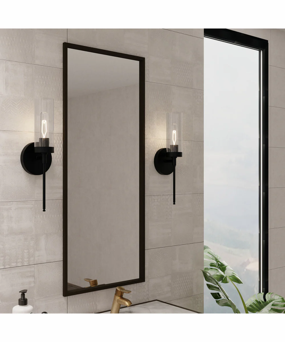 Riley 1-Light Sconce Matte Black - Image 2
