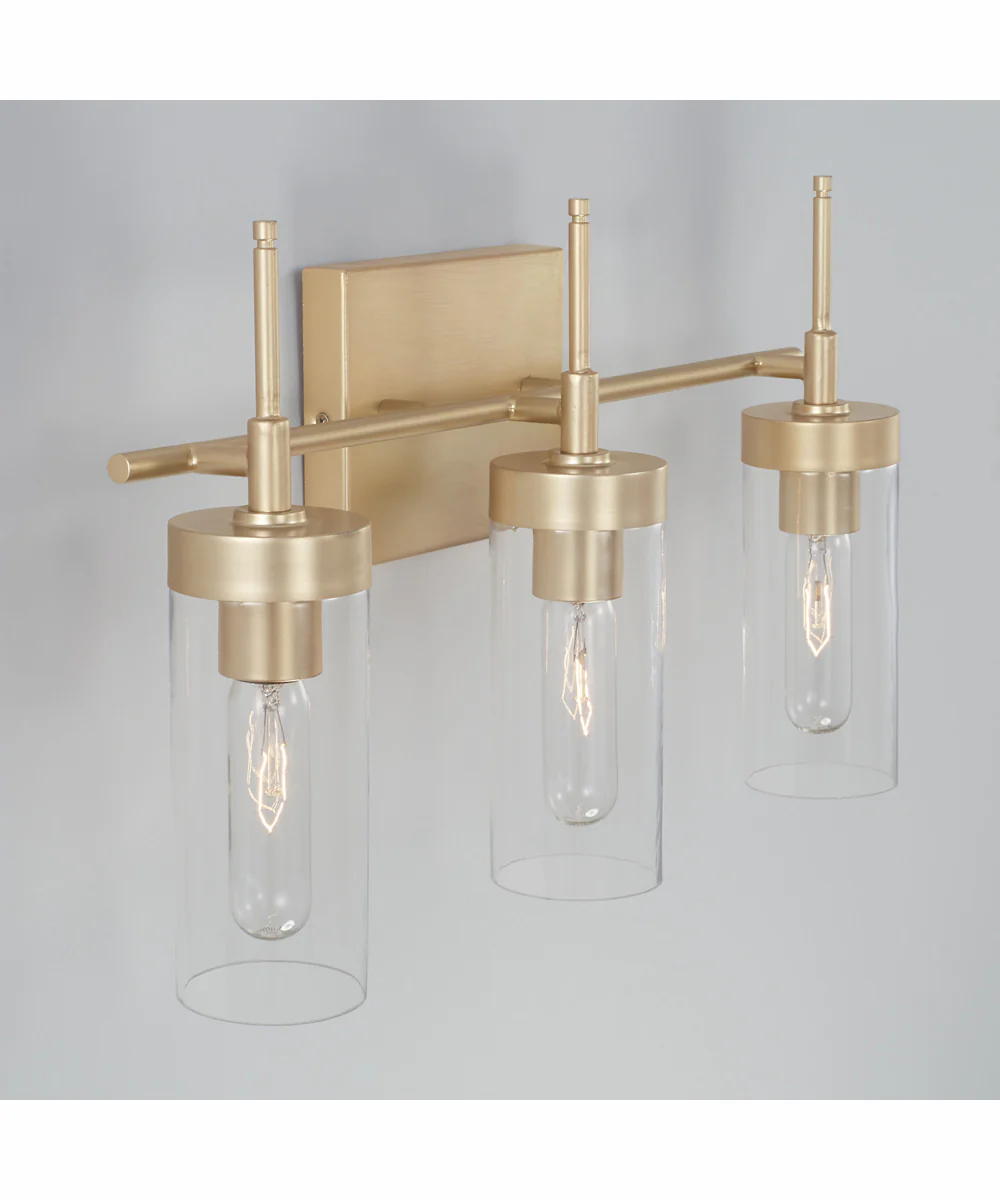 Riley 3-Light Vanity Soft Gold - Image 3