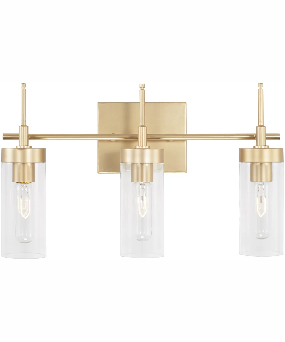 Riley 3-Light Vanity Soft Gold - Image 4