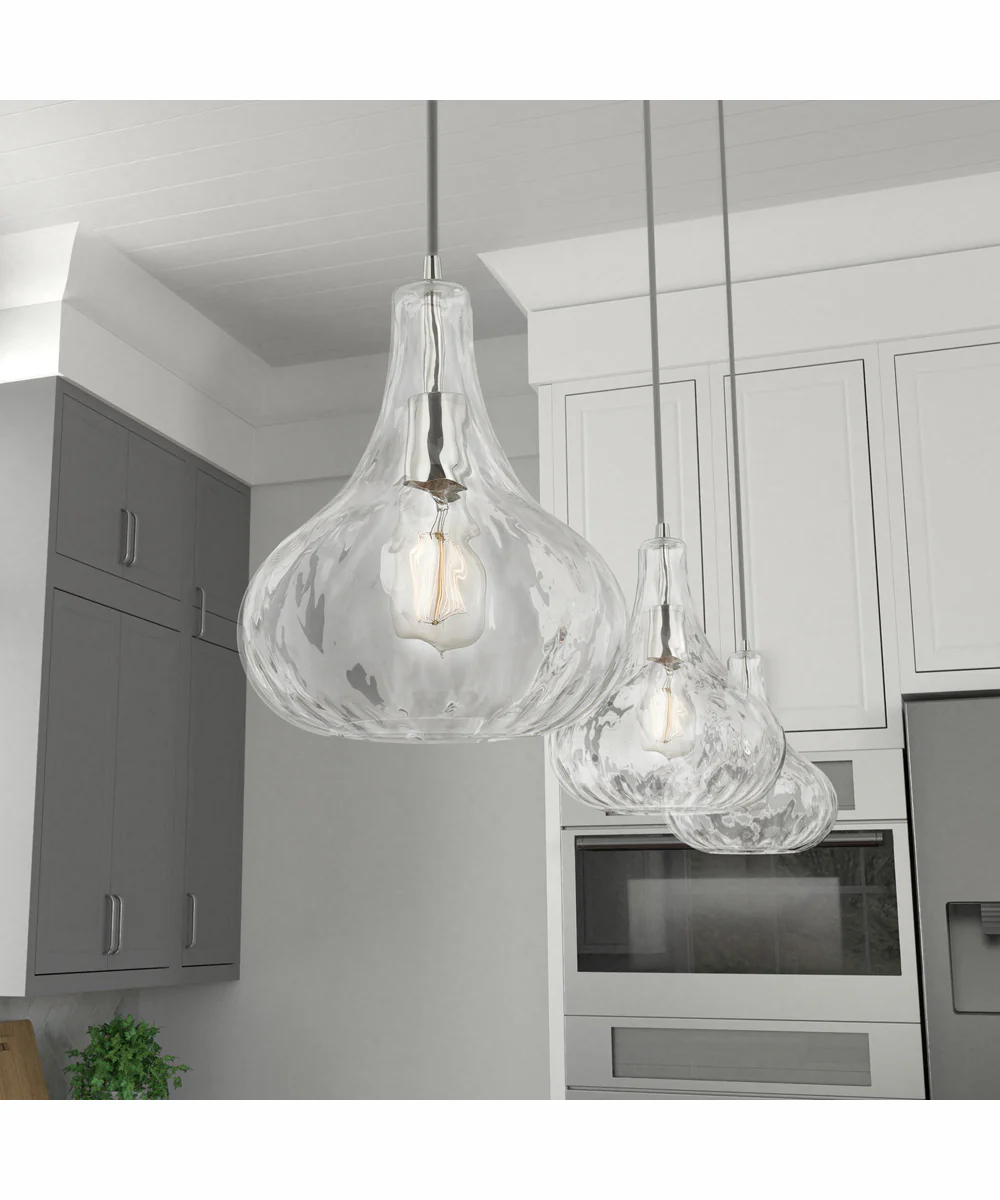River 1-Light Pendant Polished Nickel - Image 5