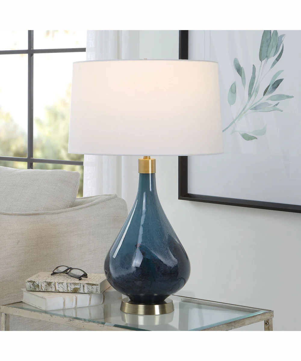 Riviera Art Glass Table Lamp - Image 2