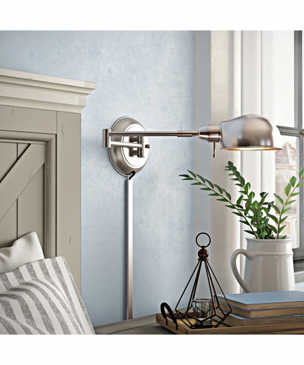 Rizzo 1-Light Swing-Arm Wall Lamp Ps - Image 3
