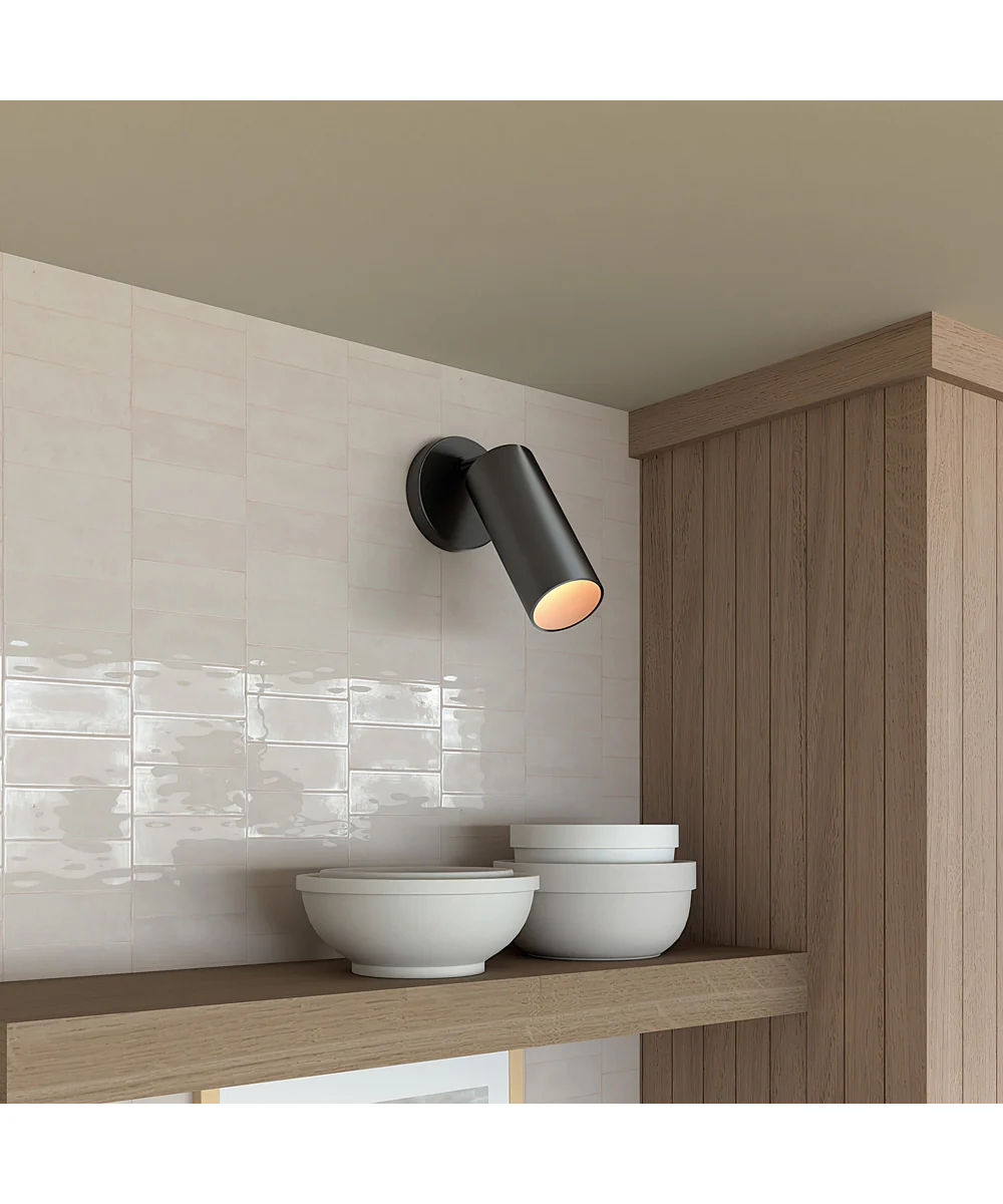 Robbie 1-Light Sconce Matte Black - Image 2
