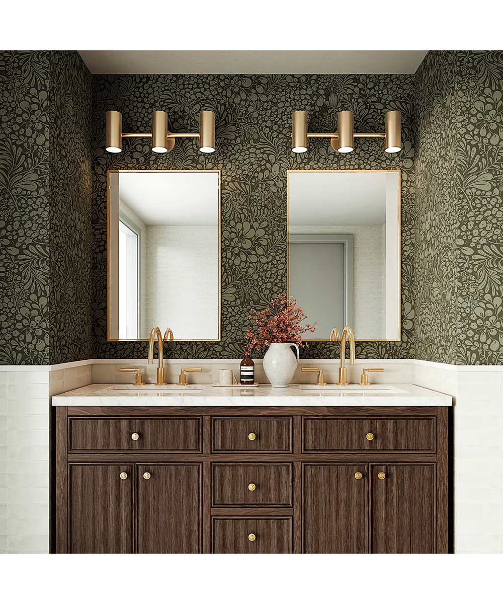 Robbie 3-Light Vanity Aged Brass - Image 2