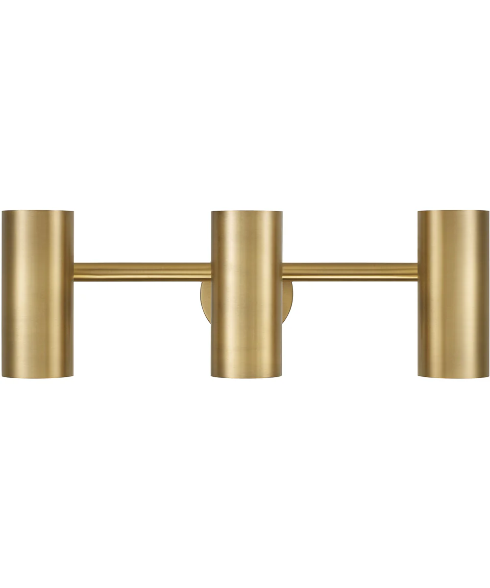 Robbie 3-Light Vanity Aged Brass - Image 6