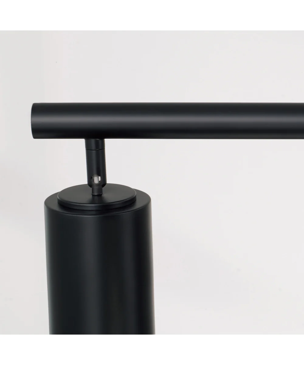 Robbie 5 -Light-Linear Chandelier Matte Black - Image 4