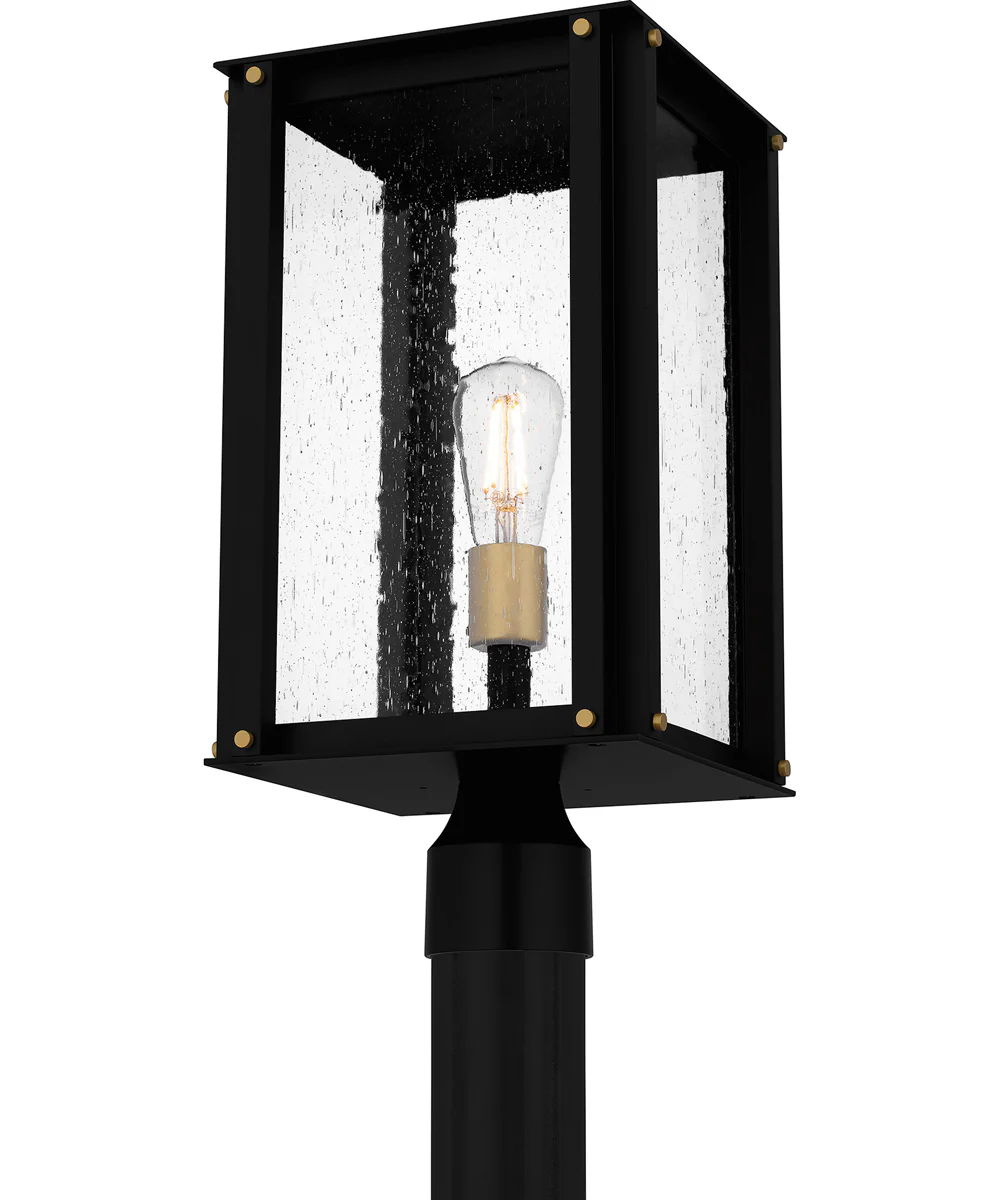 Robbins Large 1-light Outdoor Post Light  Coastal Armour Aluminum Matte Black - Image 4
