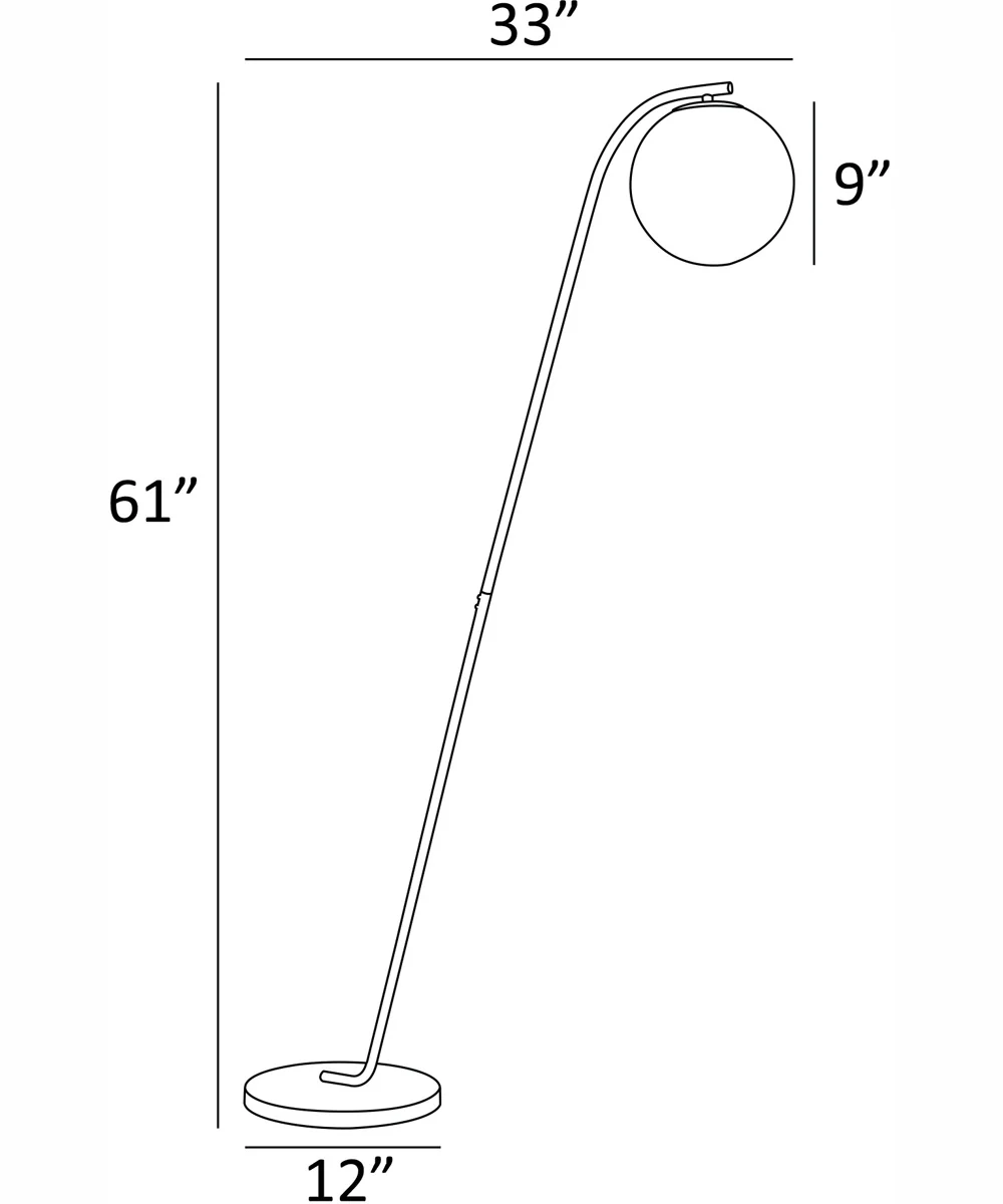 Roden 1-Light Floor Lamp Brushed Nickel/Smoke Glass Shade - Image 4