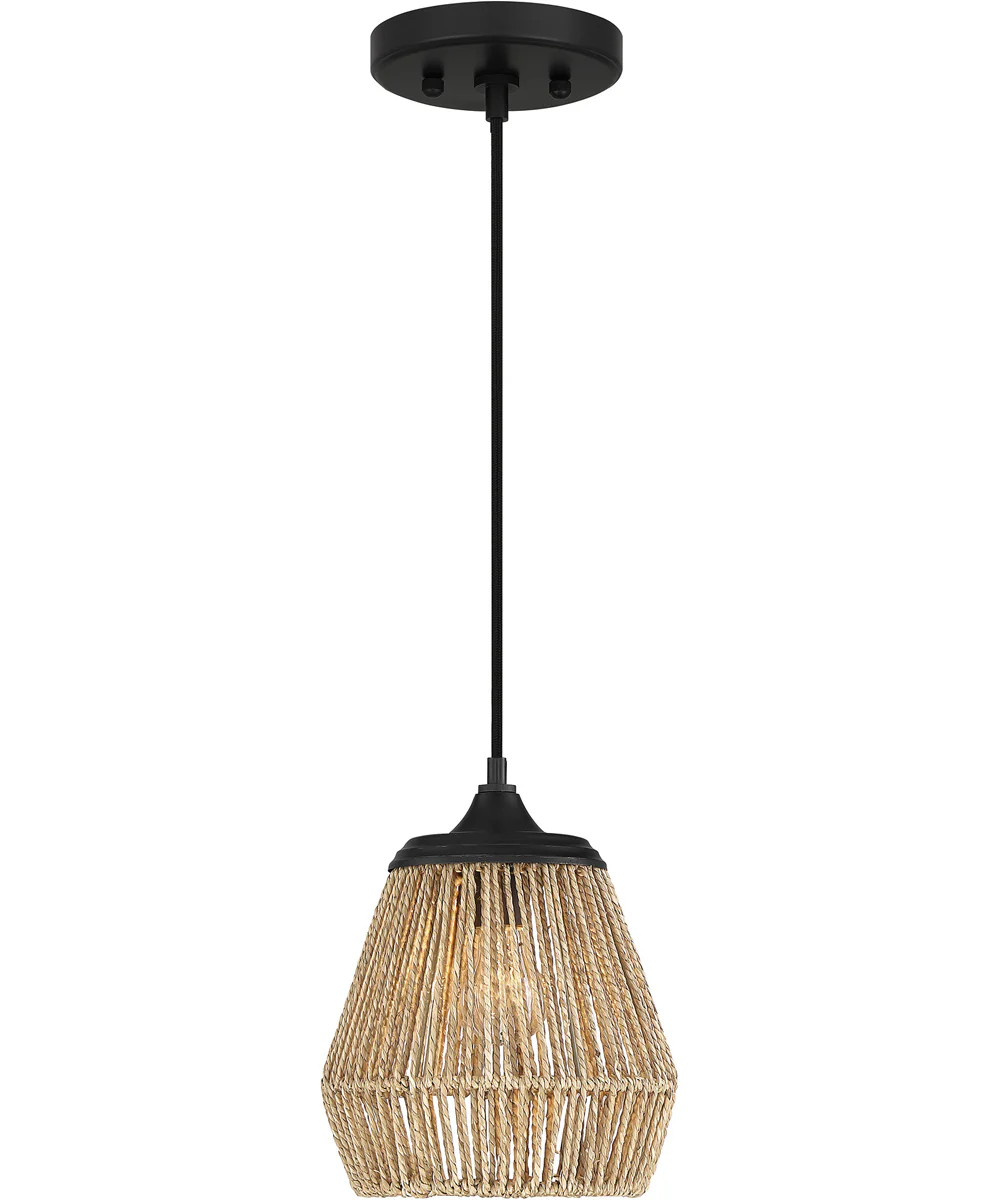 Romain Small 1-light Mini Pendant Earth Black - Image 4