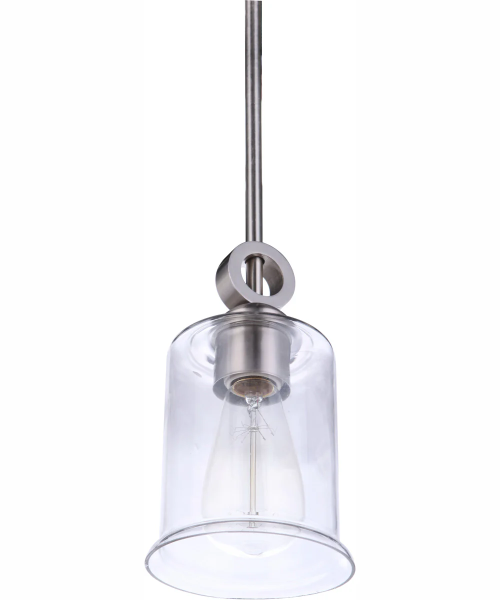Romero 1-Light Mini Pendant Satin Brass - Image 5