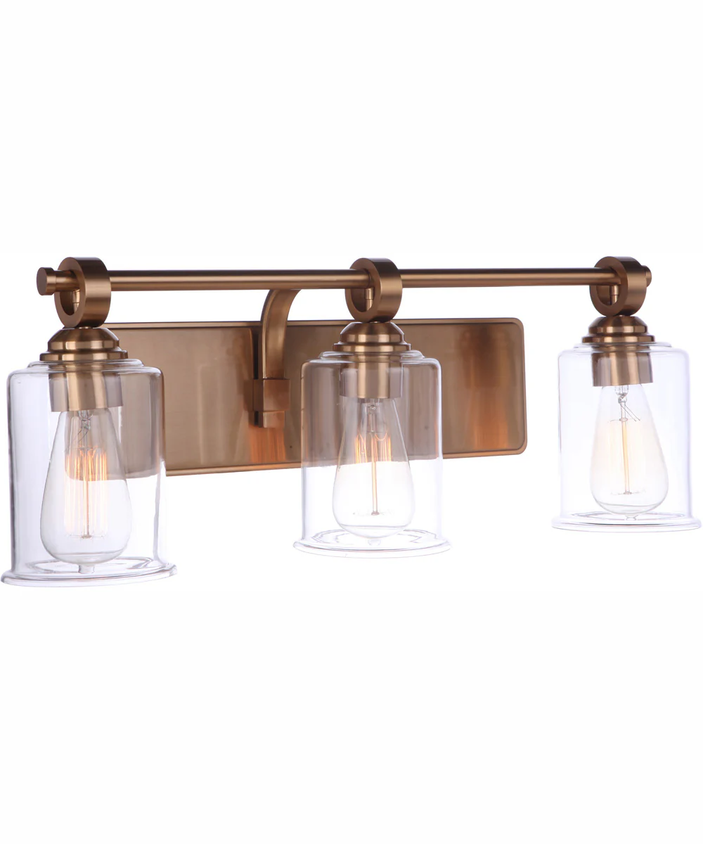 Romero 3-Light Vanity Satin Brass - Image 2
