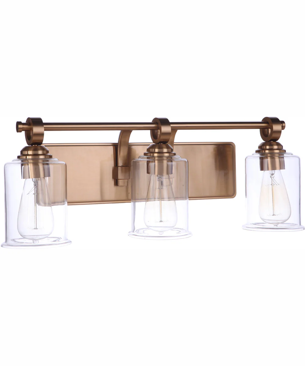 Romero 3-Light Vanity Satin Brass - Image 3