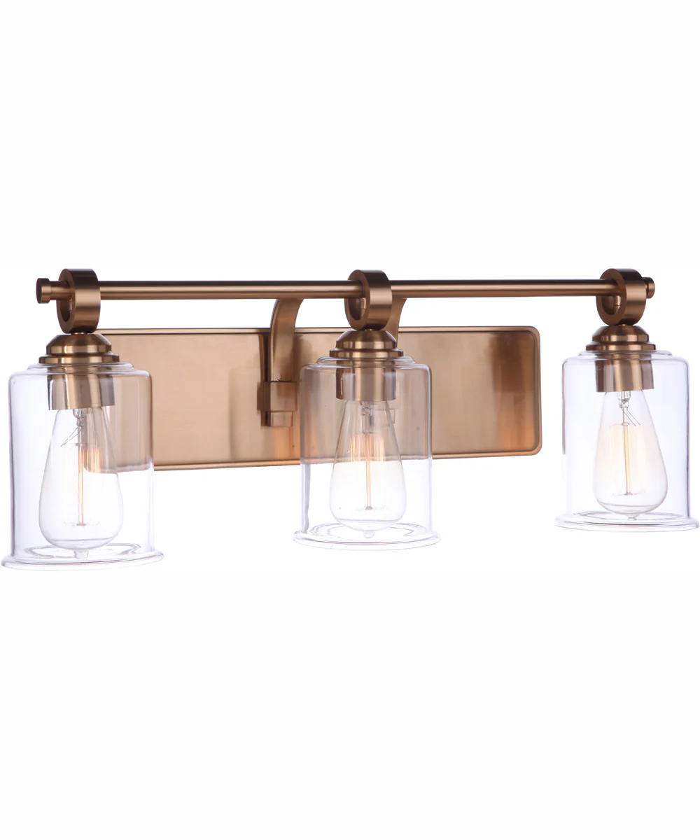 Romero 3-Light Vanity Satin Brass - Image 4