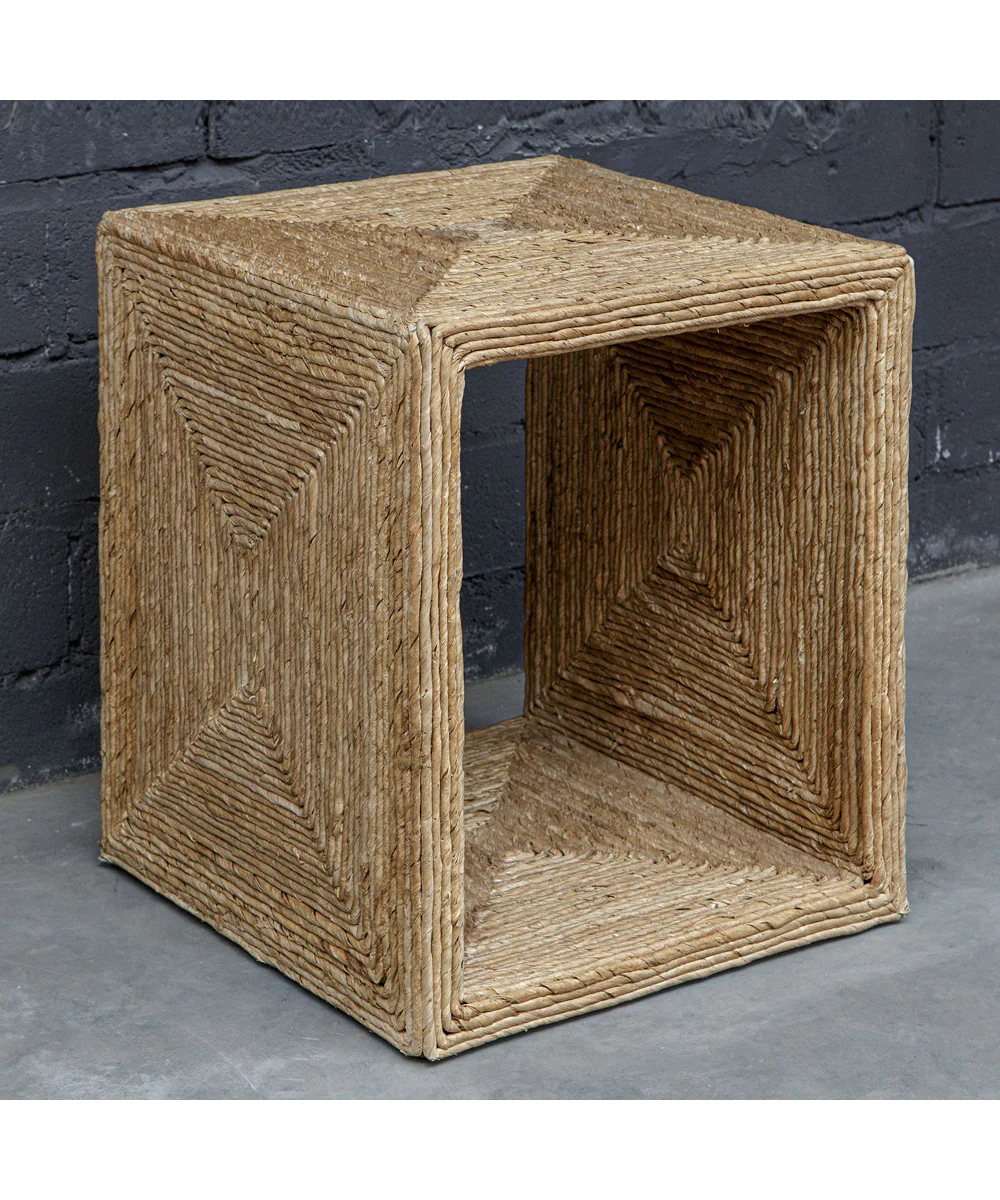 Rora Coastal Woven Side Table - Image 2