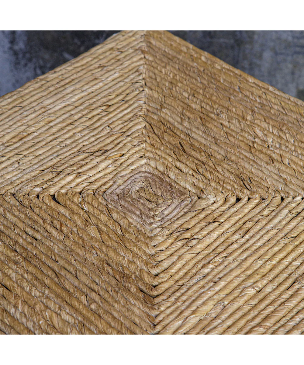 Rora Coastal Woven Side Table - Image 8