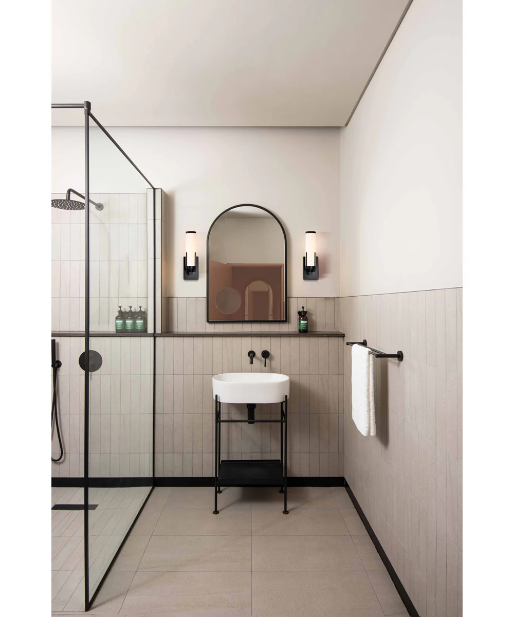 Roselle 1-Light Vanity & Wall Matte Black - Image 2