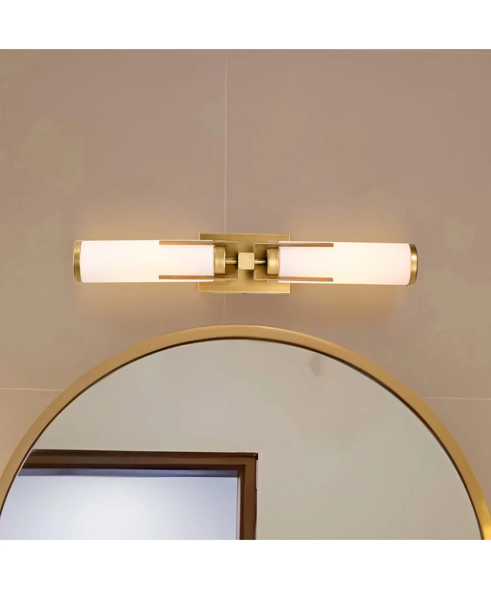Roselle 2-Light Vanity & Wall Natural Brass - Image 3