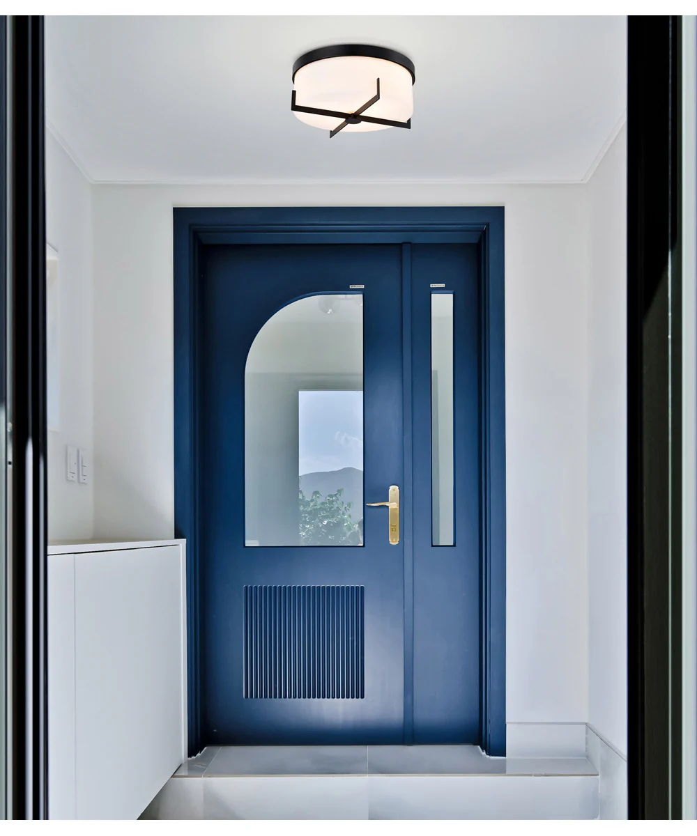 Roselle 3-Light Close-to-Ceiling Matte Black - Image 2