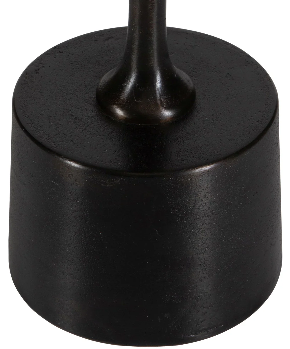 Round Accent Table in Raw Dark Brown Oxidized - Image 4