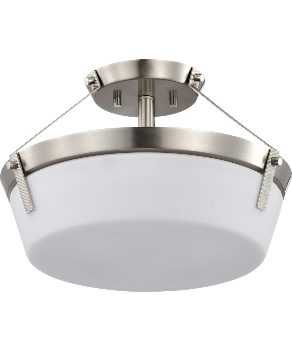 Rowen 3-Light Close-to-Ceiling Brushed Nickel - Image 3