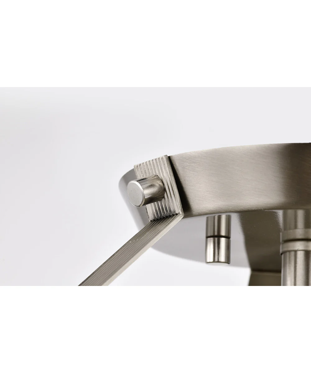 Rowen 3-Light Close-to-Ceiling Brushed Nickel - Image 7