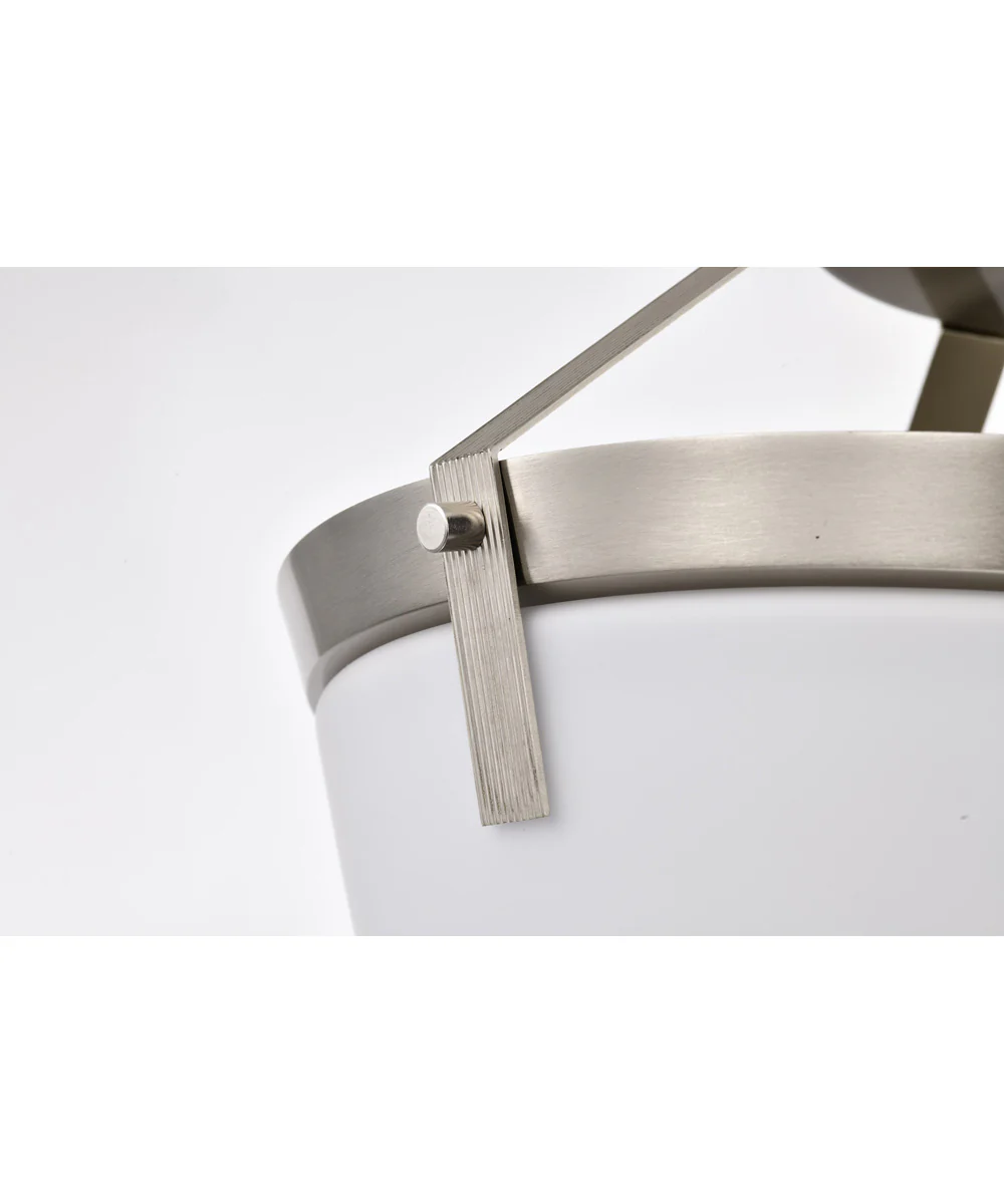 Rowen 3-Light Close-to-Ceiling Brushed Nickel - Image 8