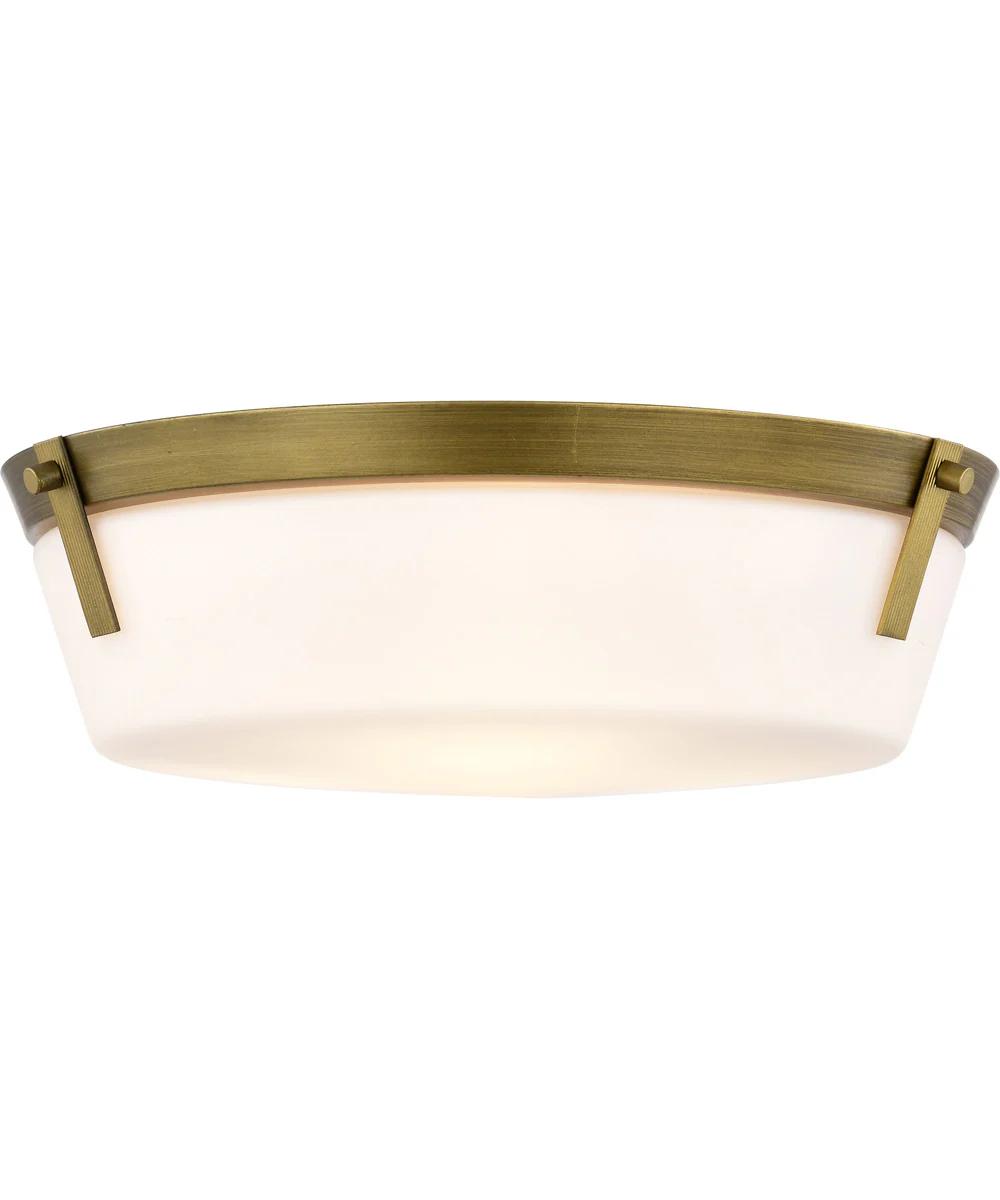 Rowen 3-Light Close-to-Ceiling Natural Brass - Image 4