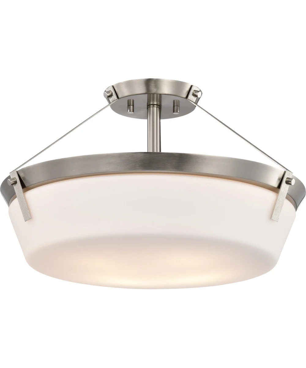 Rowen 4-Light Close-to-Ceiling Brushed Nickel - Image 4