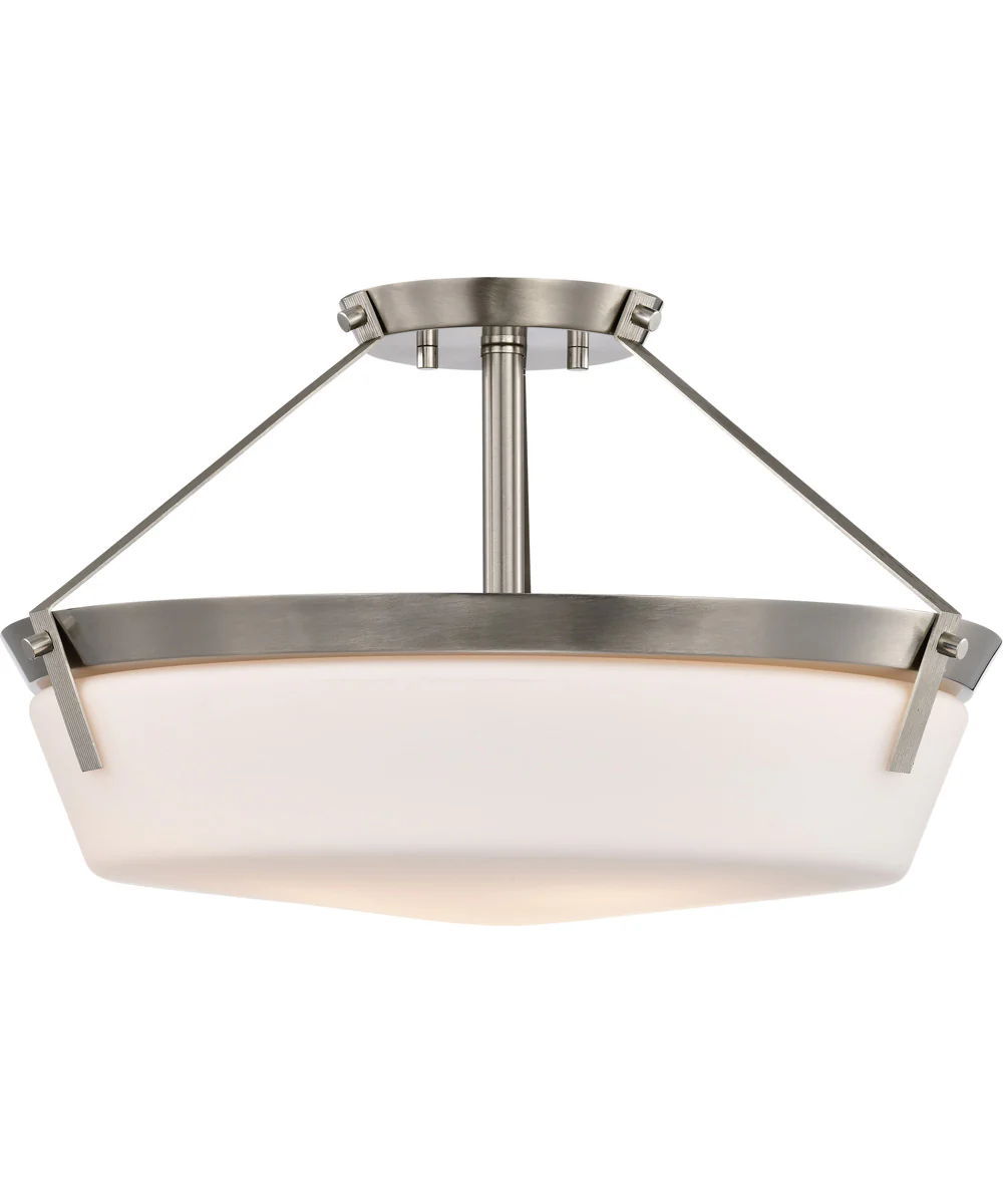 Rowen 4-Light Close-to-Ceiling Brushed Nickel - Image 5