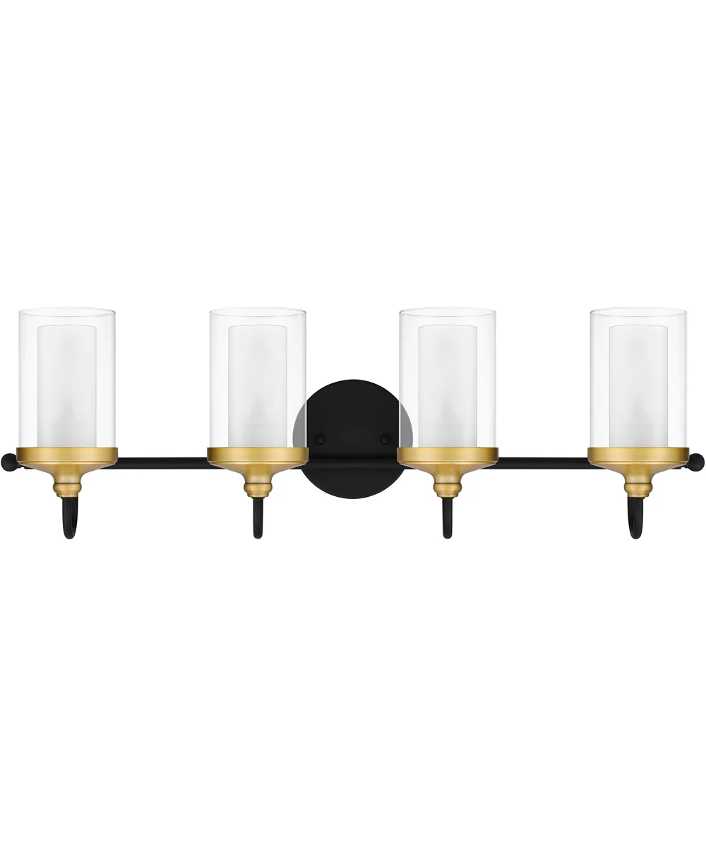 Rowland Extra Large 4-light Bath Light Matte Black - Image 3