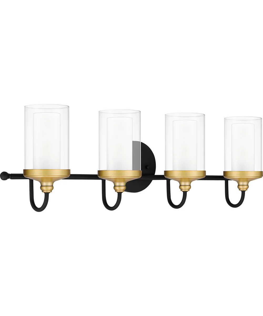 Rowland Extra Large 4-light Bath Light Matte Black - Image 4
