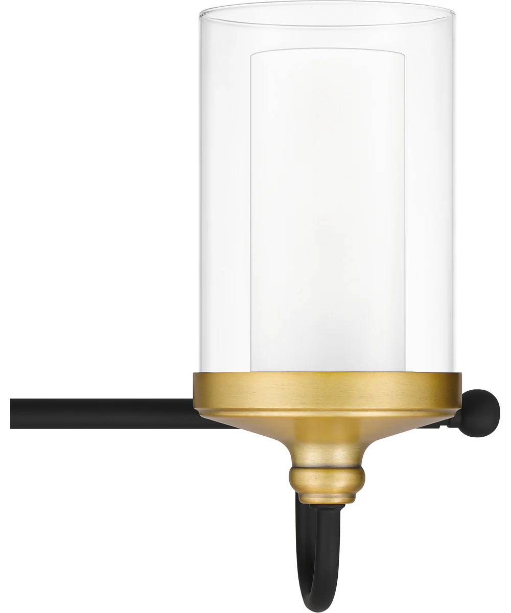 Rowland Extra Large 4-light Bath Light Matte Black - Image 6