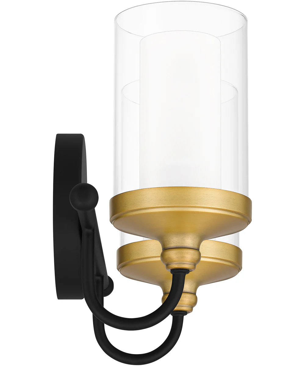 Rowland Medium 2-light Bath Light Matte Black - Image 5