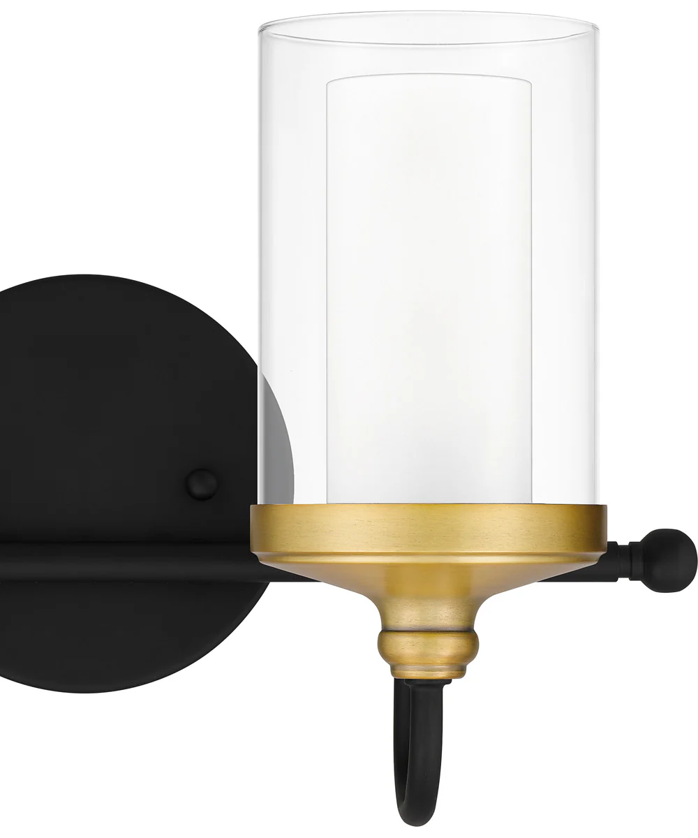 Rowland Medium 2-light Bath Light Matte Black - Image 6